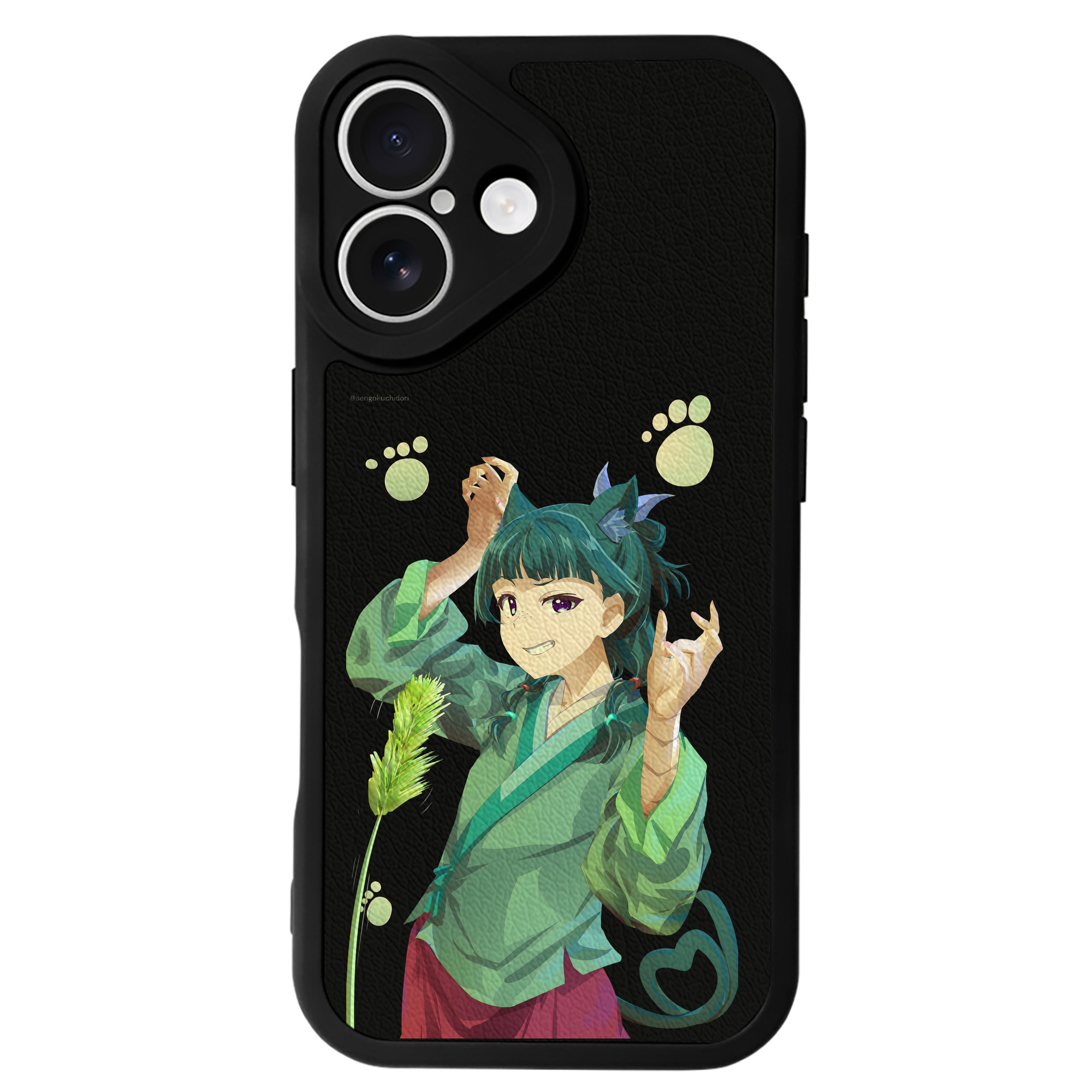 （画像用） 薬屋のひとりごと The Apothecary Diaries 【iPhone 16シリーズ対応】シリコンスマホケース（レザー調） 材質：シリコン